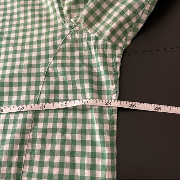 Jared Lang Button Down Shirt Green Pink Checkered Paisley Men's Size XXL Easter - Picture 8 of 9
